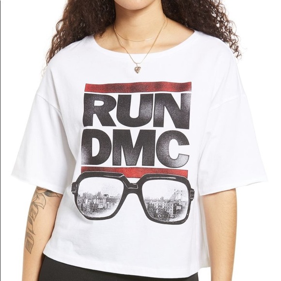 bp Tops - New! bp. Run DMC White T-Shirt ~ Size XS